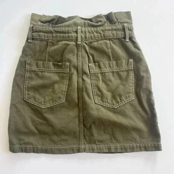 Free People Splendor in the Grass Paperbag Mini Skirt Size 2 EUC - Picture 9 of 9